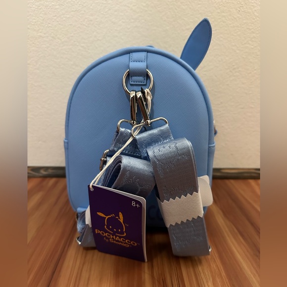 NWT Loungefly Sanrio Pochacco convertible mini backpack - Picture 5 of 5